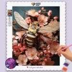 Honey Bee On Flower