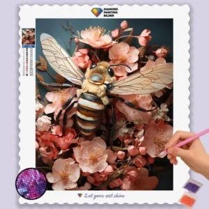 Honey Bee On Flower