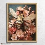 Honey Bee On Flower