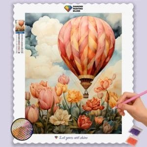Hot Air Balloon Spring Origami