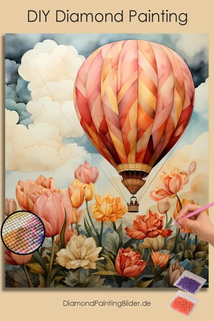 Hot Air Balloon Spring Origami