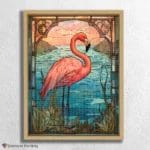 pink plumage