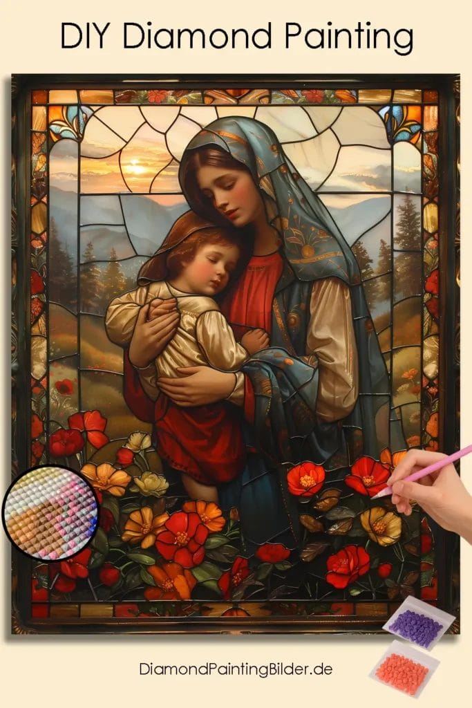 Mother's Love Stained Glass