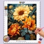Sunflowers at Dusk