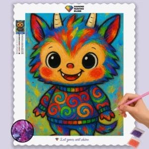 Whimsical_Colorful_Labubu Doll