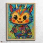 Whimsical_Colorful_Labubu Doll