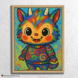 Whimsical_Colorful_Labubu Doll