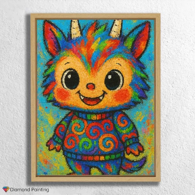 Whimsical_Colorful_Labubu Doll