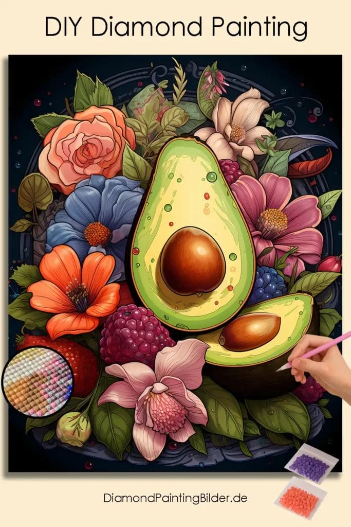 Avocado and Flowers