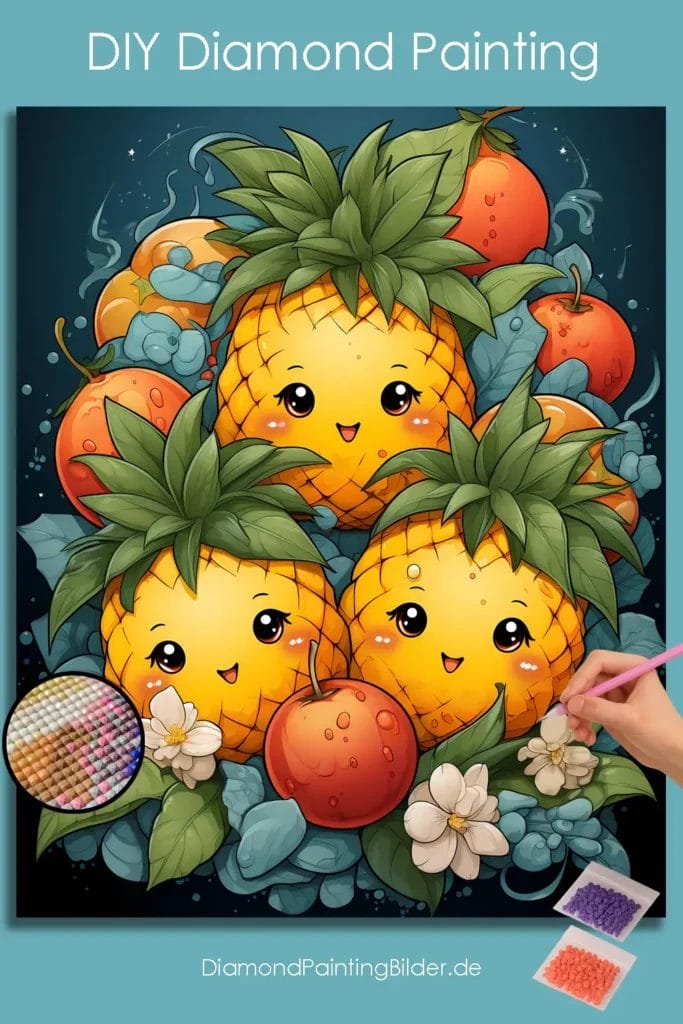 Happy Fruits Kawaii