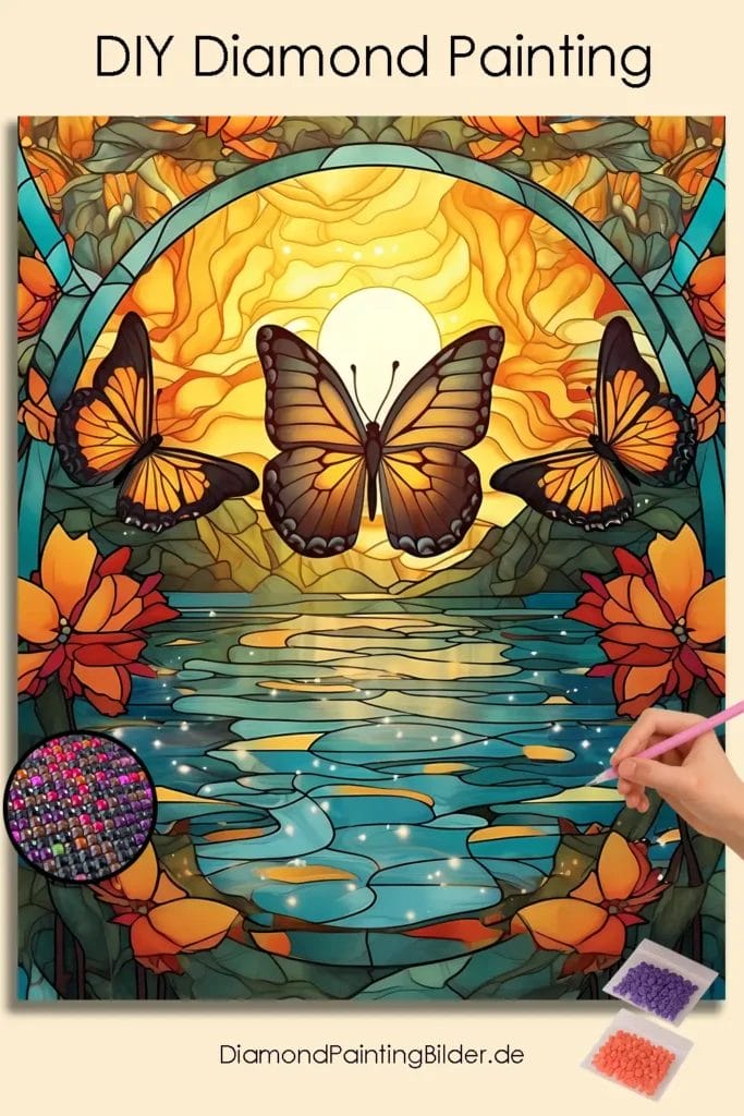 Butterflies Stained Glass