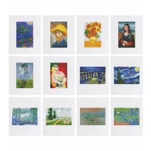 Meisterwerke Kollektion - Mini Diamond Painting (12er-Set)