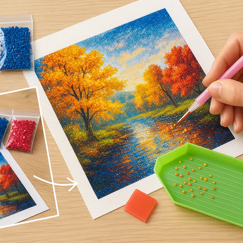 What is in diamond painting Kit DIY diamond Painting Bilder